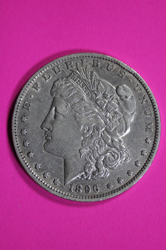 High Grade 1896 O Morgan Liberty Silver Dollar Key Date Coin New Orleans 219