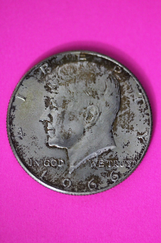 Toned 1966 P John F Kennedy Silver Half Dollar Exact Gem Coin Shown 10