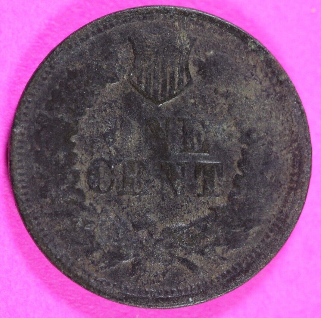 Scratched 1865 Indian Head Cent Penny Scarce Early Type Exact Coin Shown 307