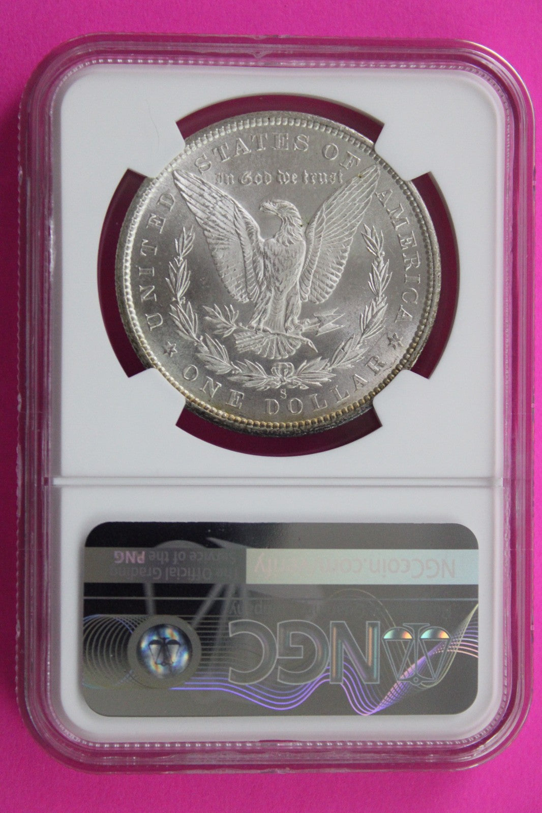 1880 S MS 63 Liberty Morgan Silver Dollar NGC Certified Graded Authentic 769