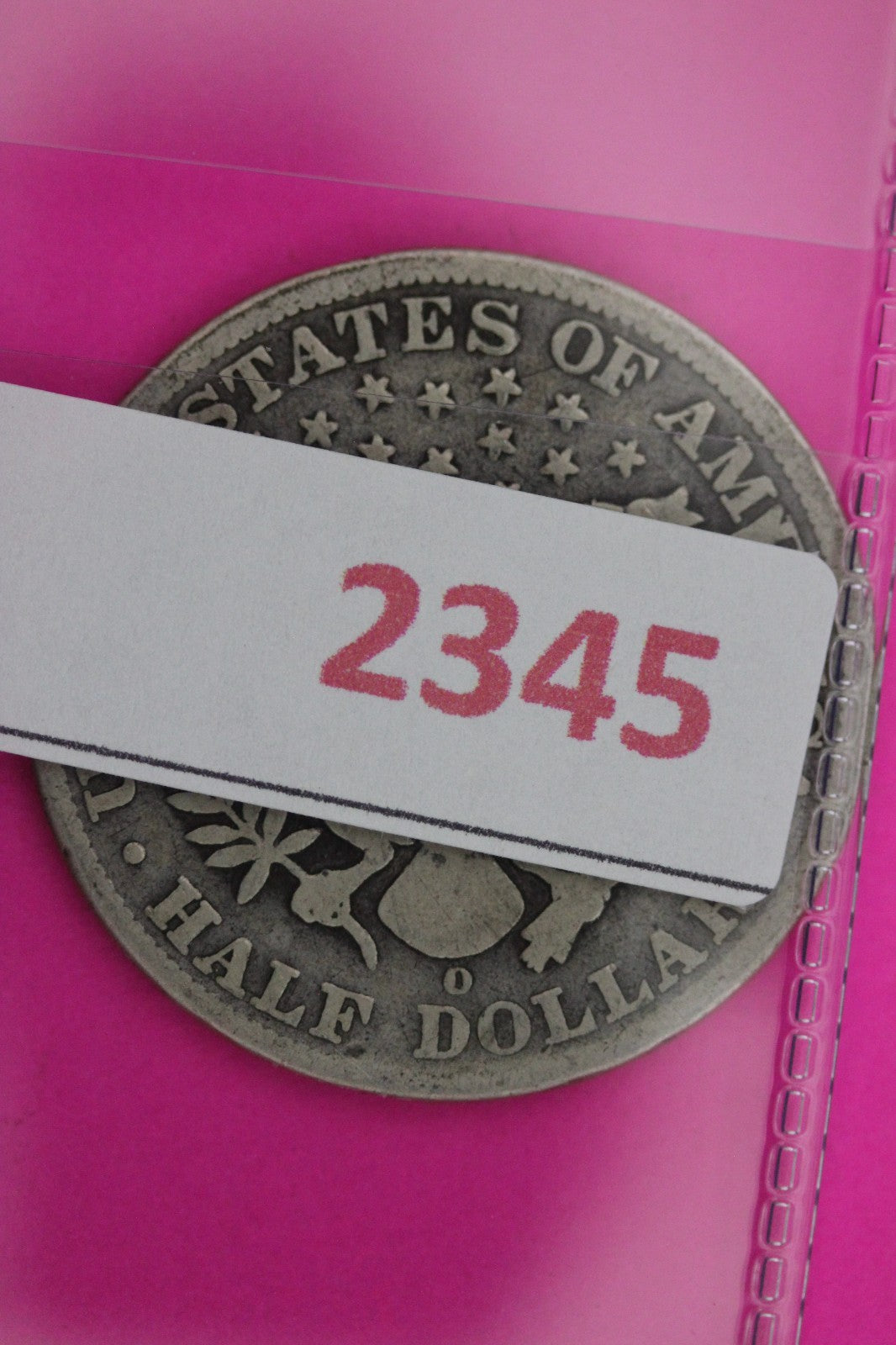 1904 O Barber Liberty Silver Half Dollar Guaranteed Authentic Genuine Coin 2345