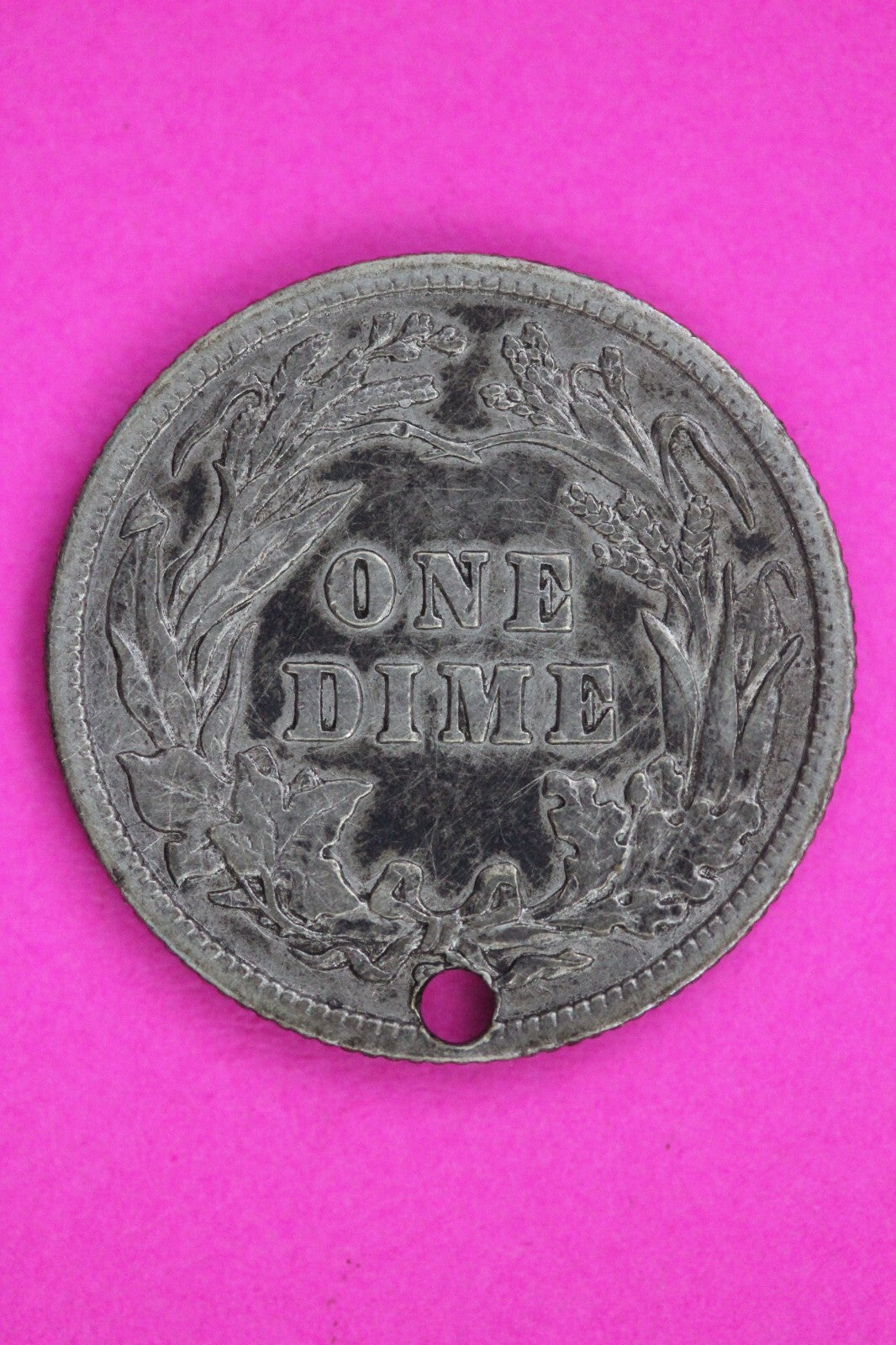 1902 ? Barber Liberty Dime Silver Coin Guaranteed Authentic Free Shipping 1554