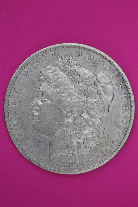 High Grade 1886 O Morgan Liberty Silver Dollar New Orleans Minted Rare Coin 36