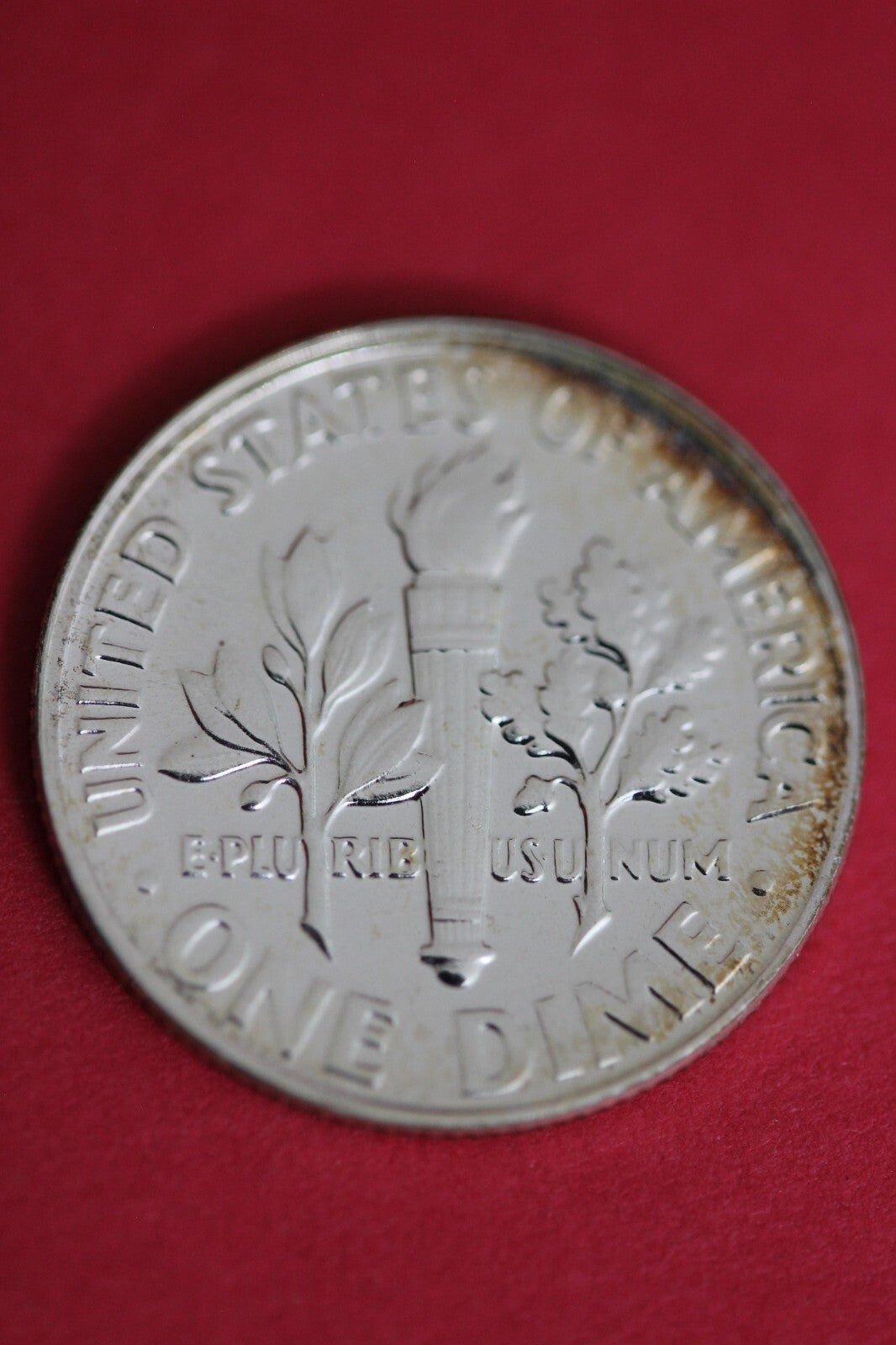 Toned 1957 Silver Proof Roosevelt Dime Exact Coin Shown Fast Shipping OCE 20