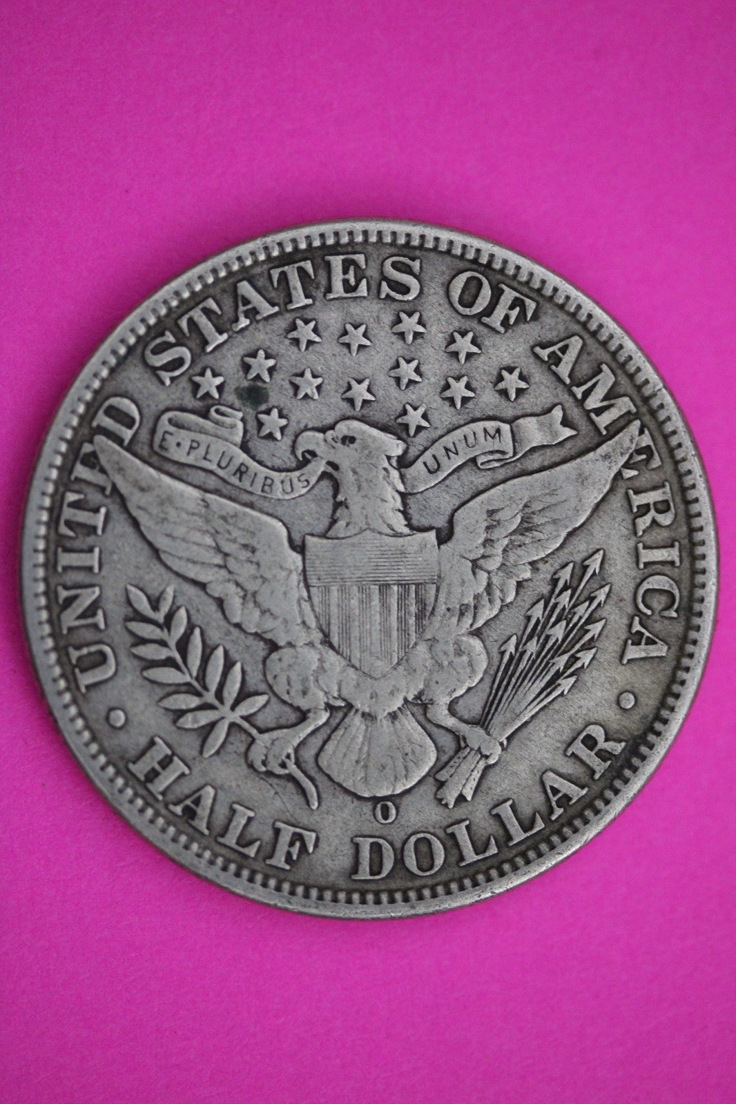 1908 O Barber Liberty Half Dollar Coin Guaranteed Authentic & Genuine 2419