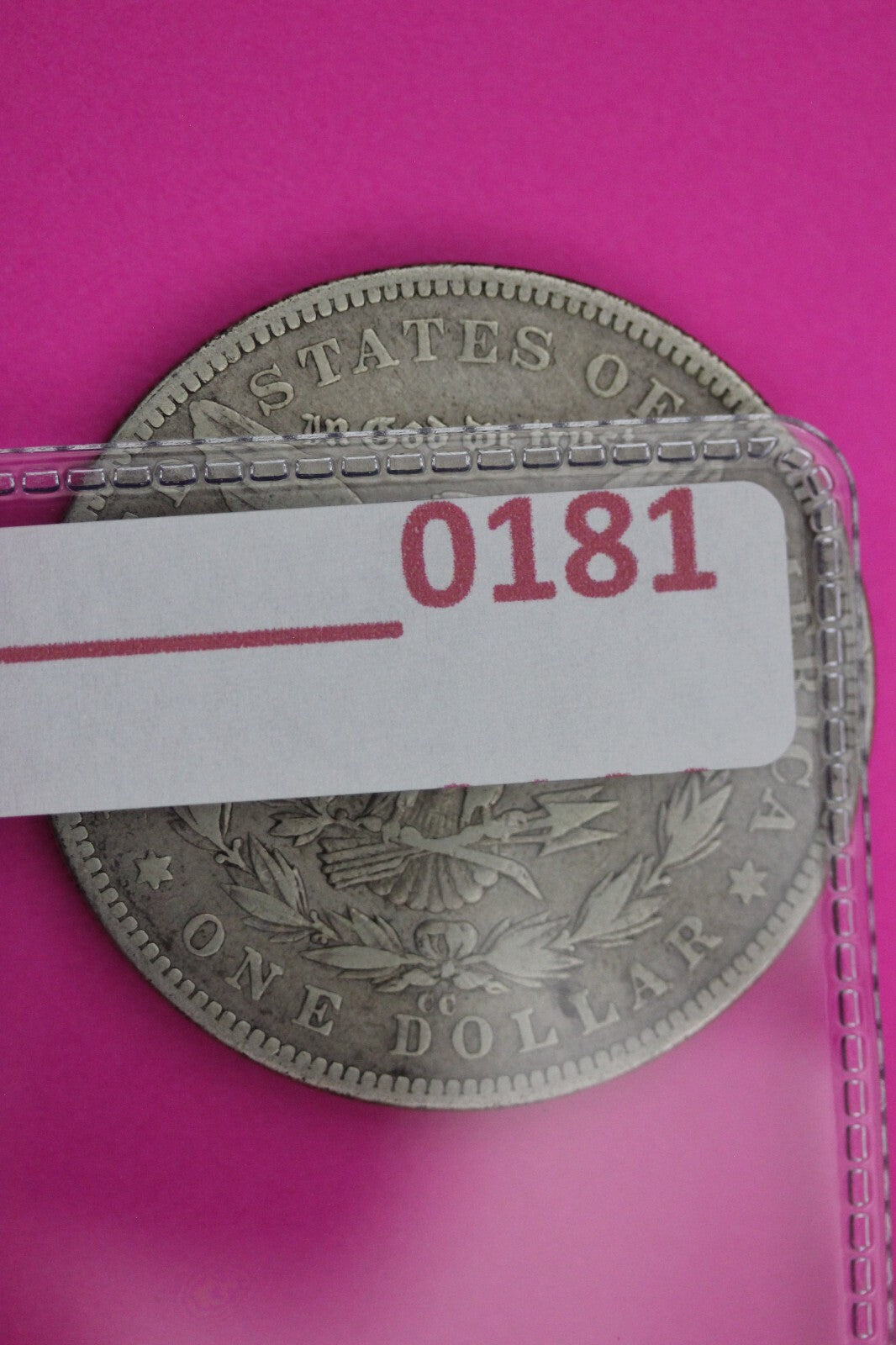 1879 CC Morgan Lady Liberty Carson City Mint  Rare Key Date Silver Dollar 0181N