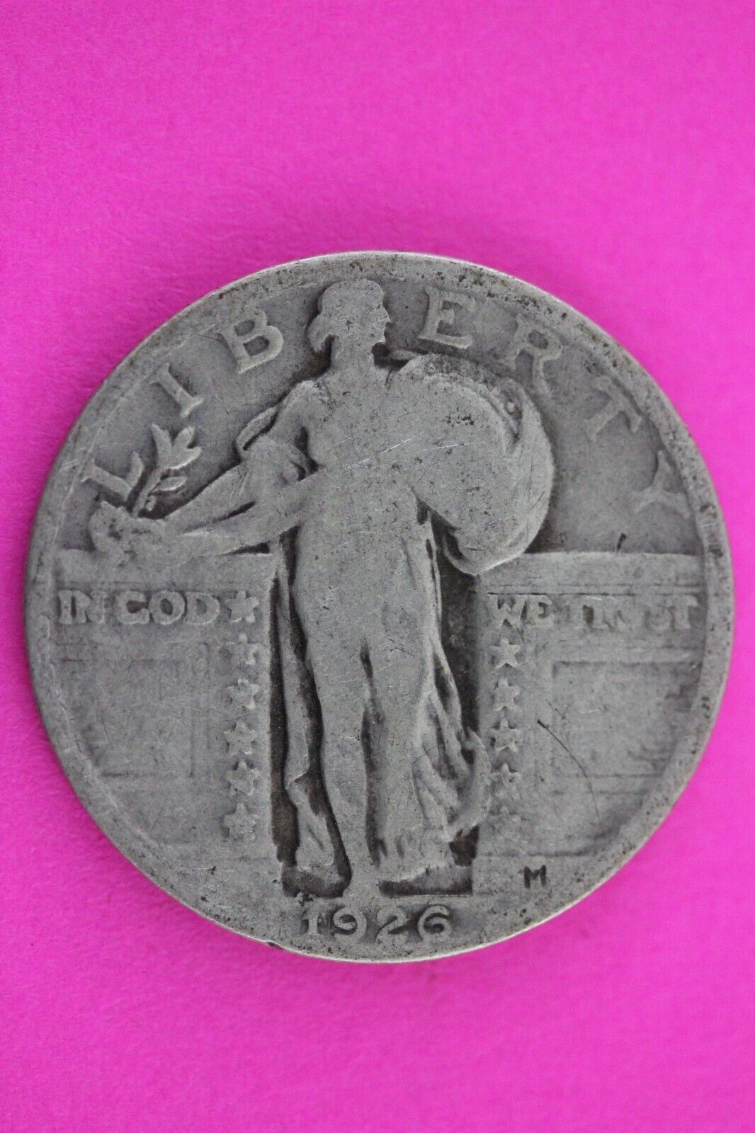 Full Date 1926 P Standing Liberty Silver Quarter You Get The Coin In Pic TOM 18