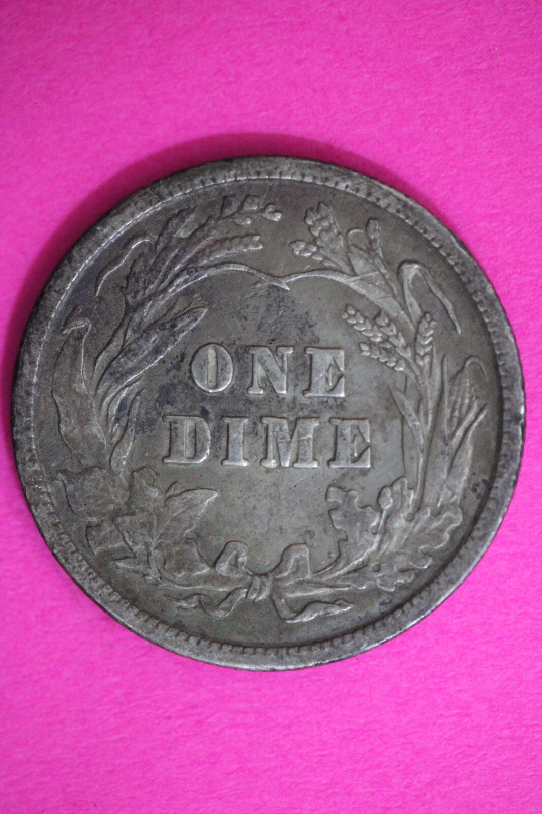 High Grade 1908 P Barber Liberty Dime Scarce Semi Key Date Silver Coin 53