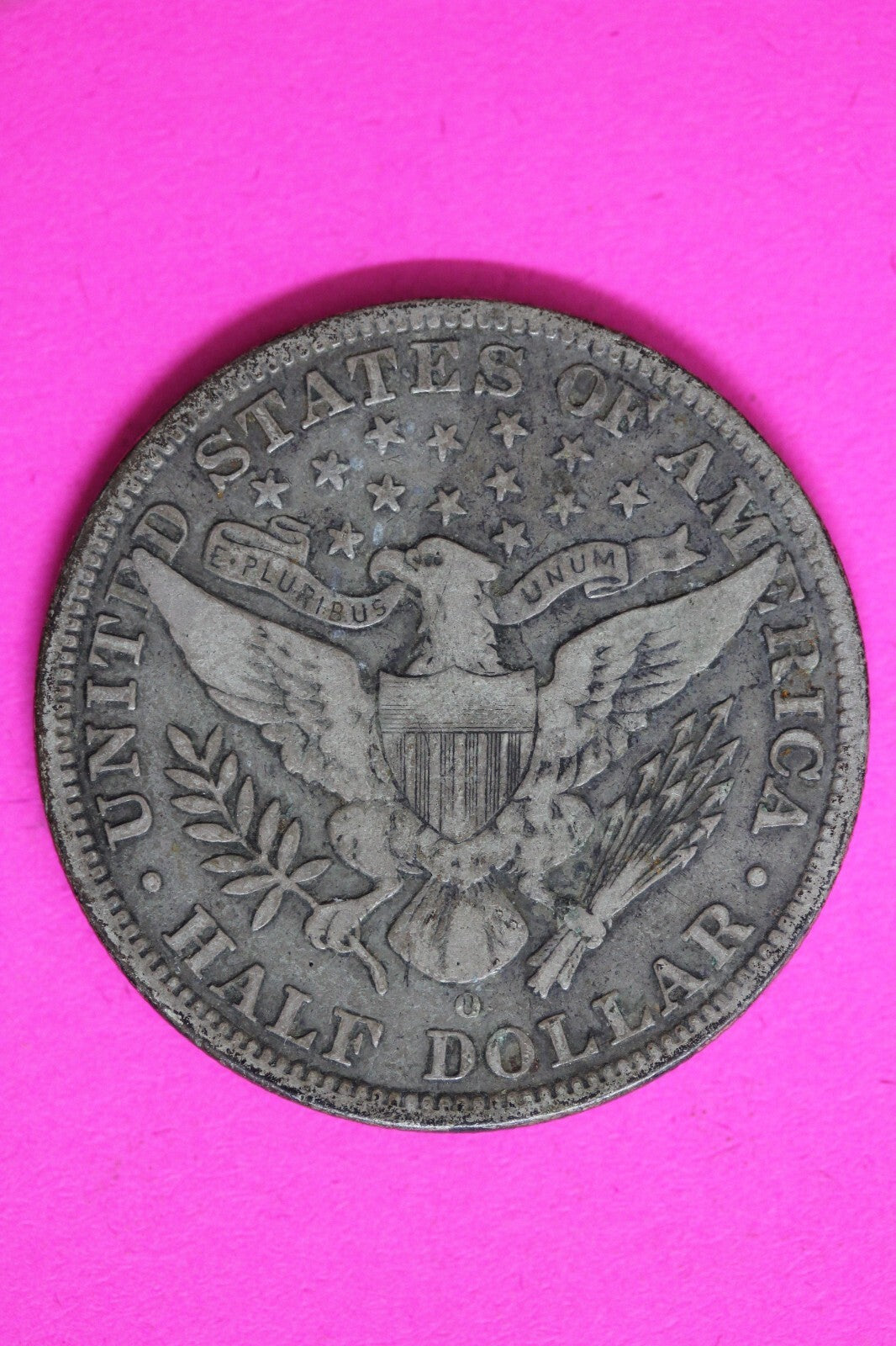1908 O Barber Liberty Half Dollar Scarce Semi Key Date Coin New Orleans Mint 111