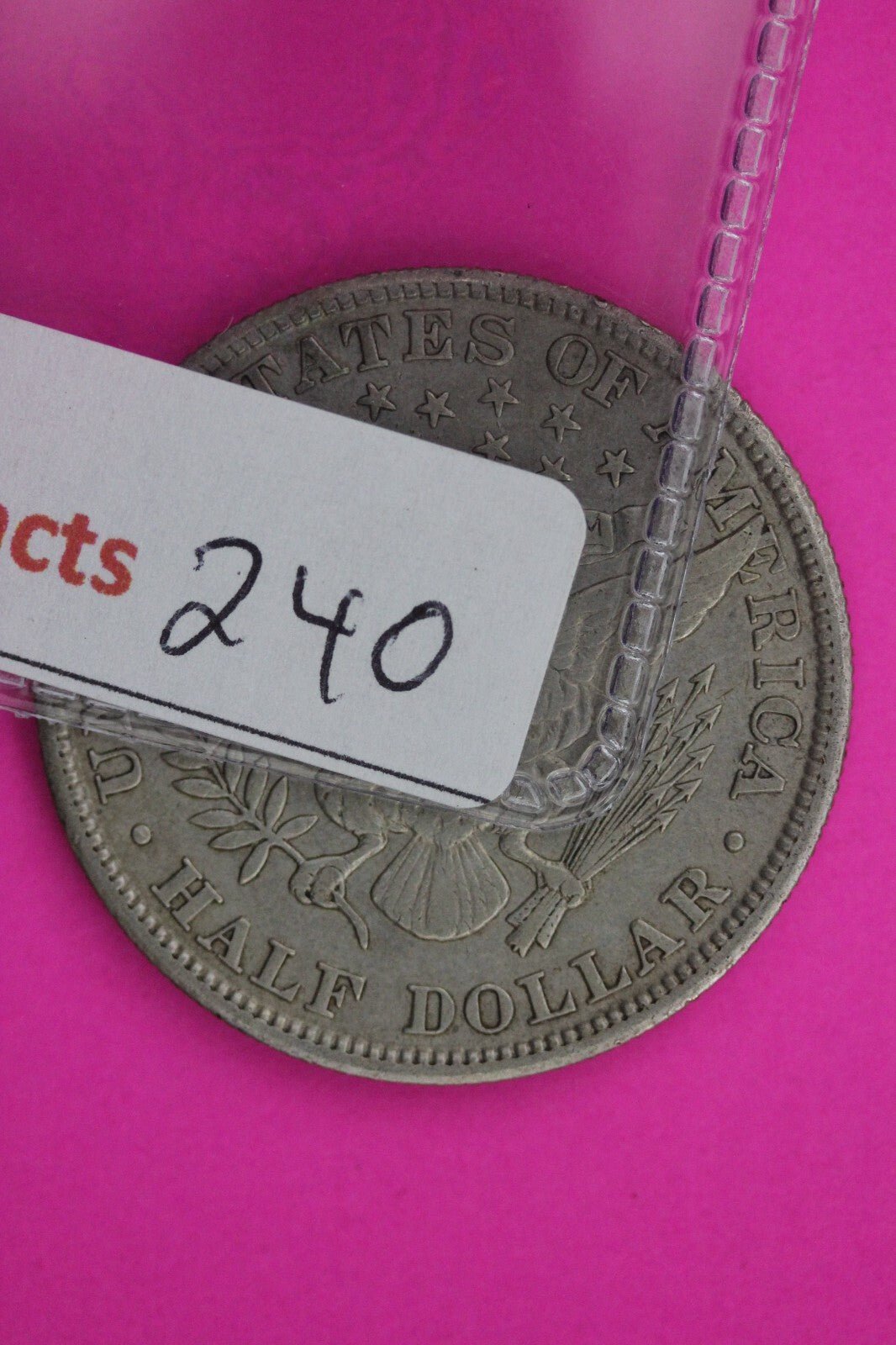 1909 P Barber Liberty Half Dollar Scarce Semi Key Date Silver Coin 240