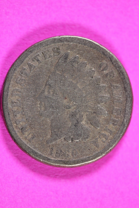 1860 Indian Head Cent Penny Early Type Exact Coin In Pictures Pictured 114