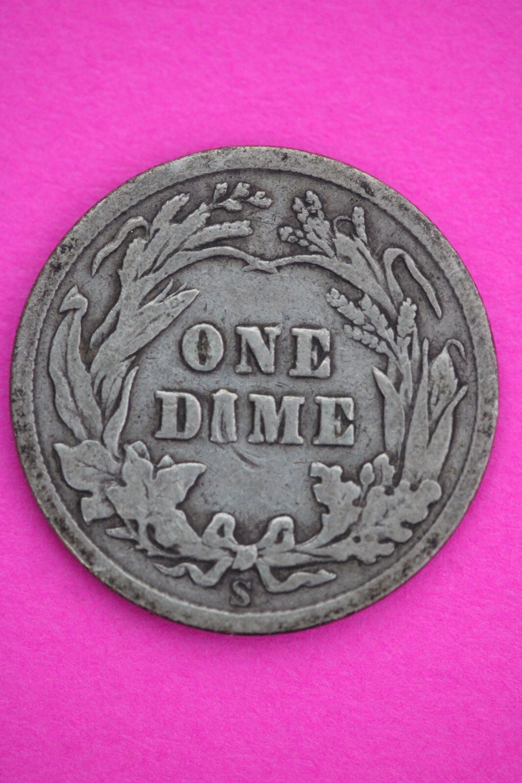 1910 S Barber Liberty Dime Scarce Semi Key Date Silver Coin San Francisco 25