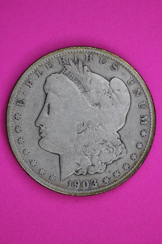 1903 S Morgan Lady Liberty Silver Dollar Guaranteed Authentic & Genuine 1749