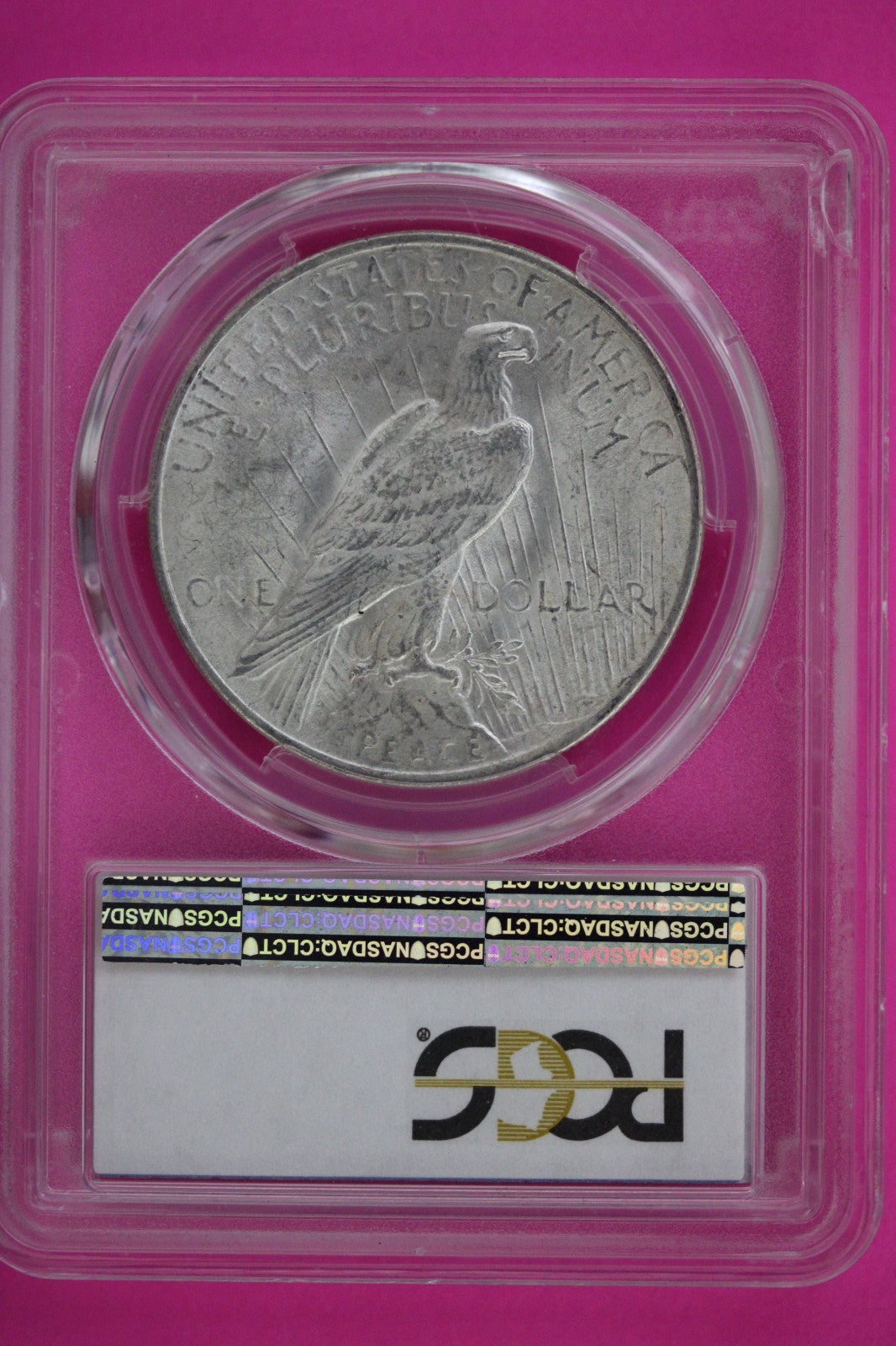 1923 P MS 63 Liberty Peace Silver Dollar PCGS Certified Graded Authentic 604