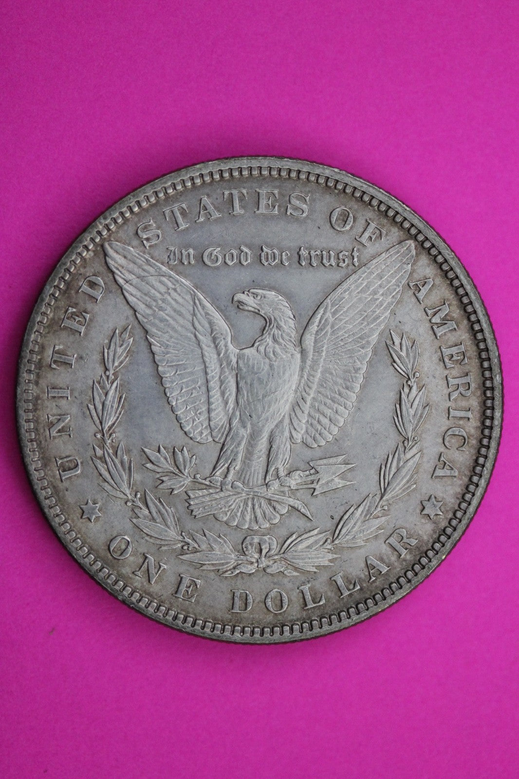 High Grade 1896 P Morgan Liberty Silver Dollar Guaranteed Authentic Coin 1646