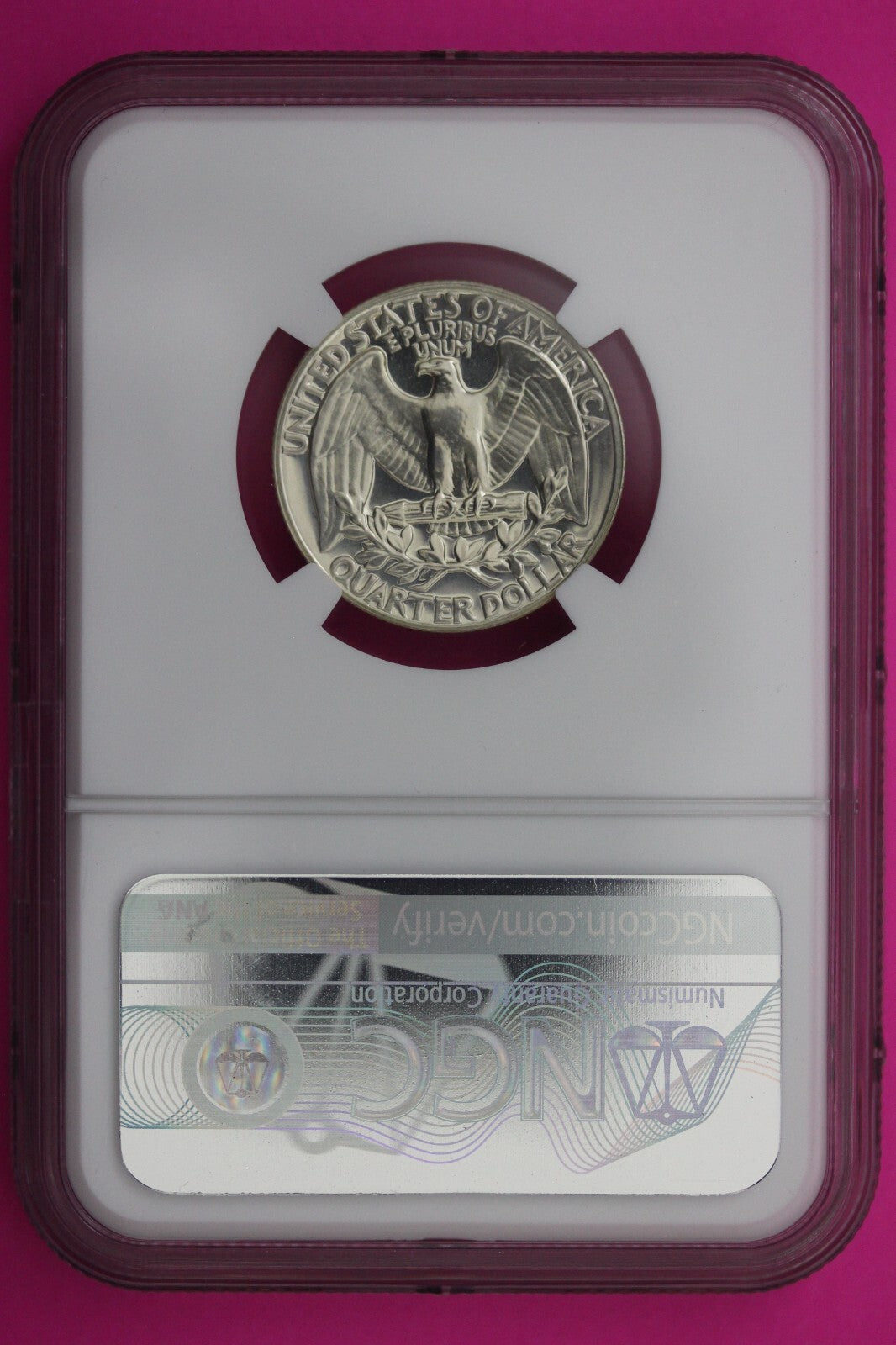 1959 PF 67 Proof Washington Silver Quarter NGC Certified Graded Authentic 421