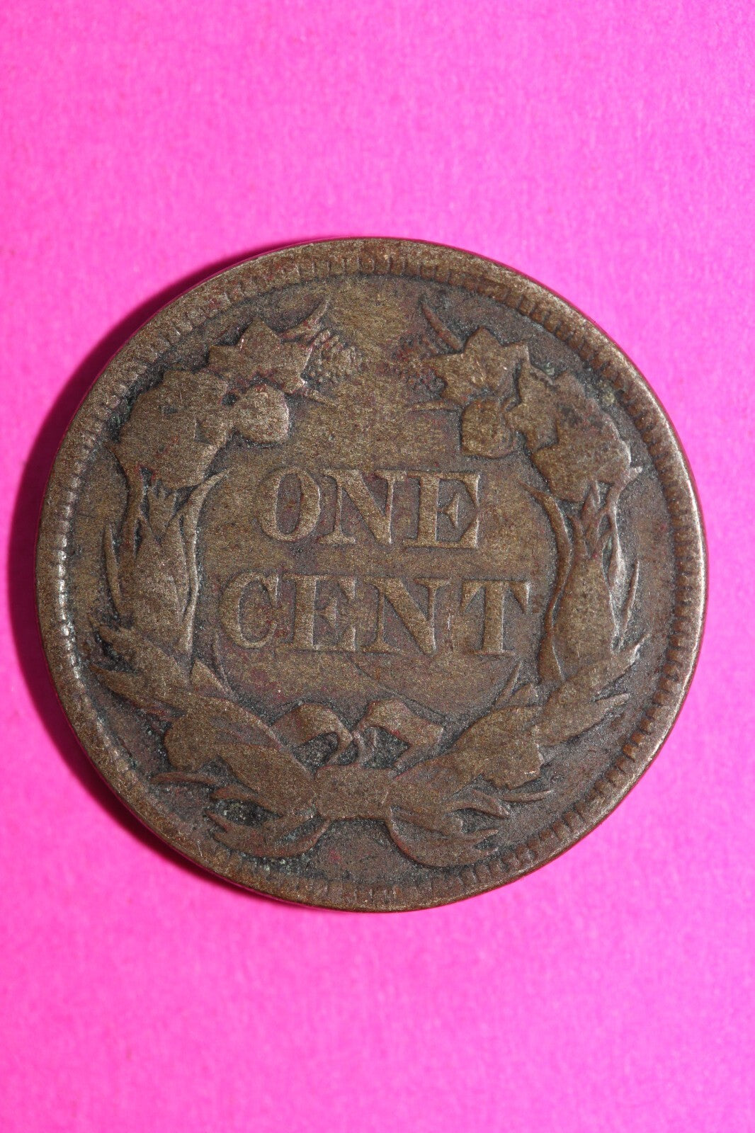 1857 Flying Eagle Cent Penny Exact Scarce Early Type Coin as Pictured 48