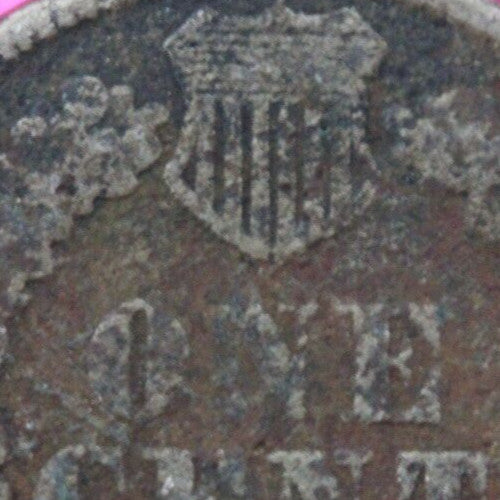 1859 Copper Nickel Indian Head Cent Penny Exact Early Type Coin Pictured 101