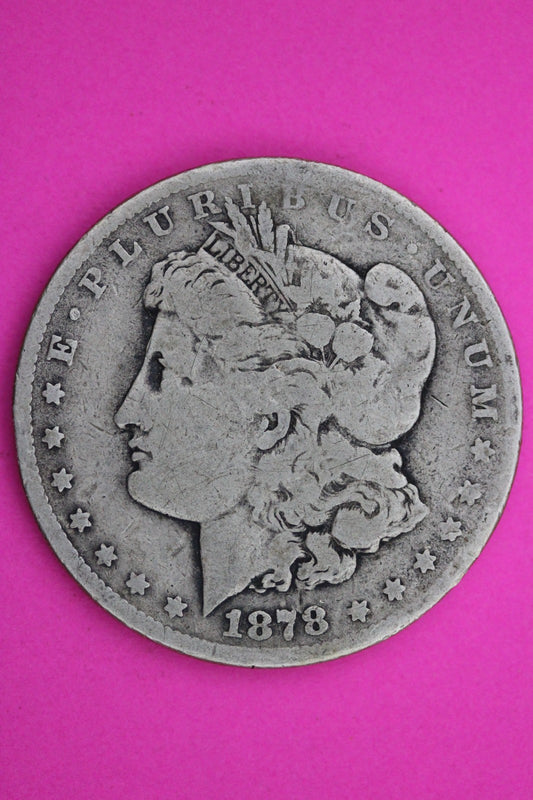 1878 CC Morgan Silver Dollar Coin Guaranteed Authentic American Seller 2311