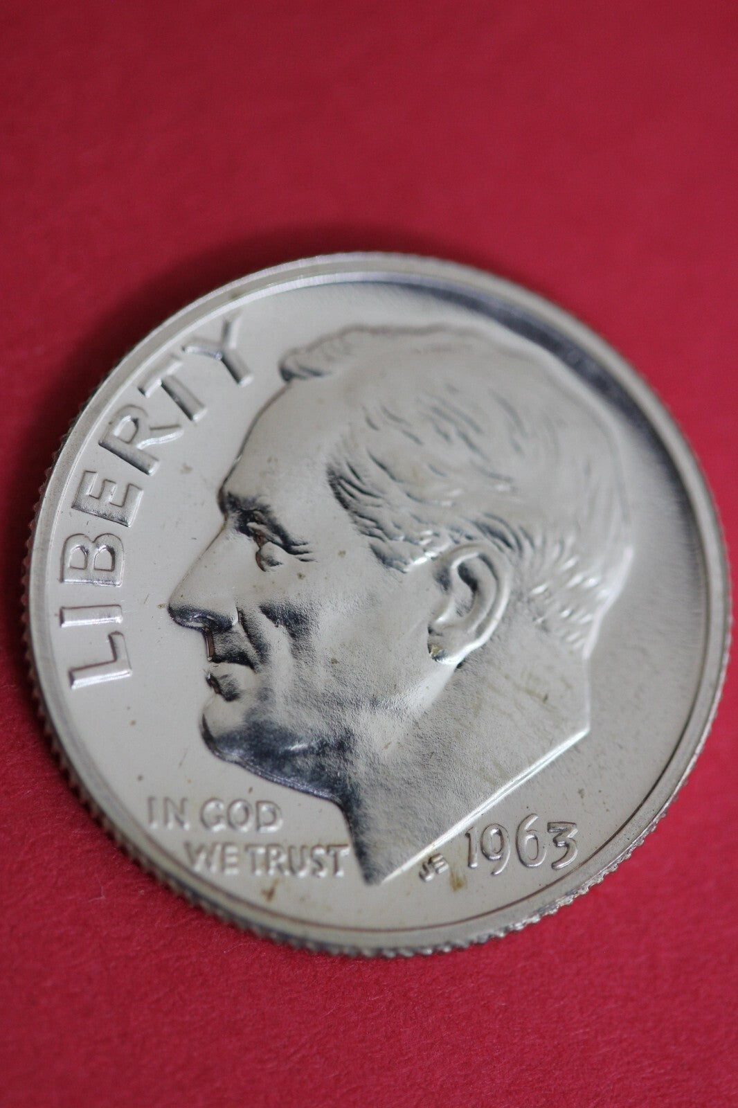 1963 Silver Proof Roosevelt Dime Exact Coin Shown  112