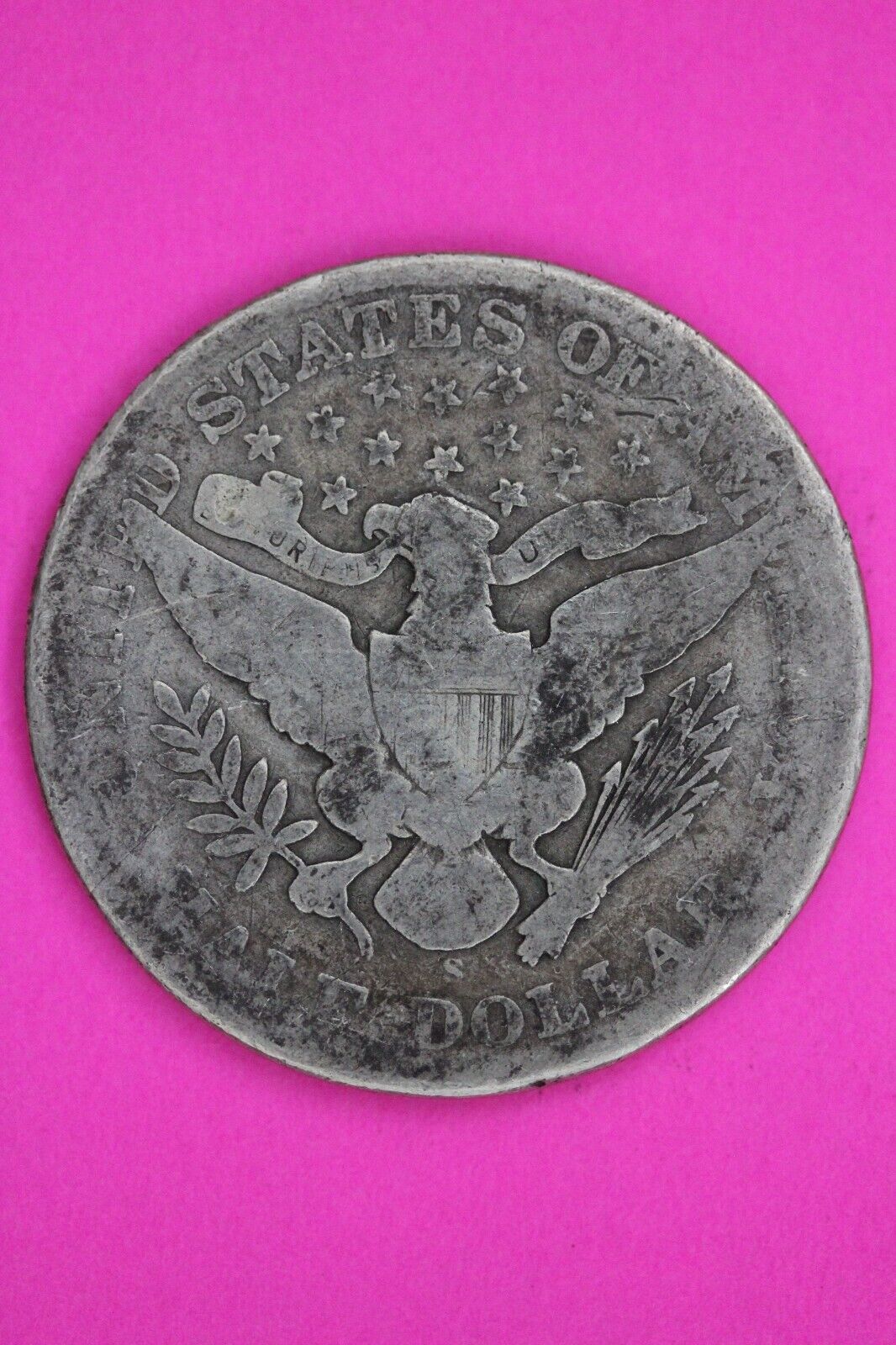 1910 S Barber Liberty Half Dollar Silver Coin You Get The Coin In Pics TOM 06