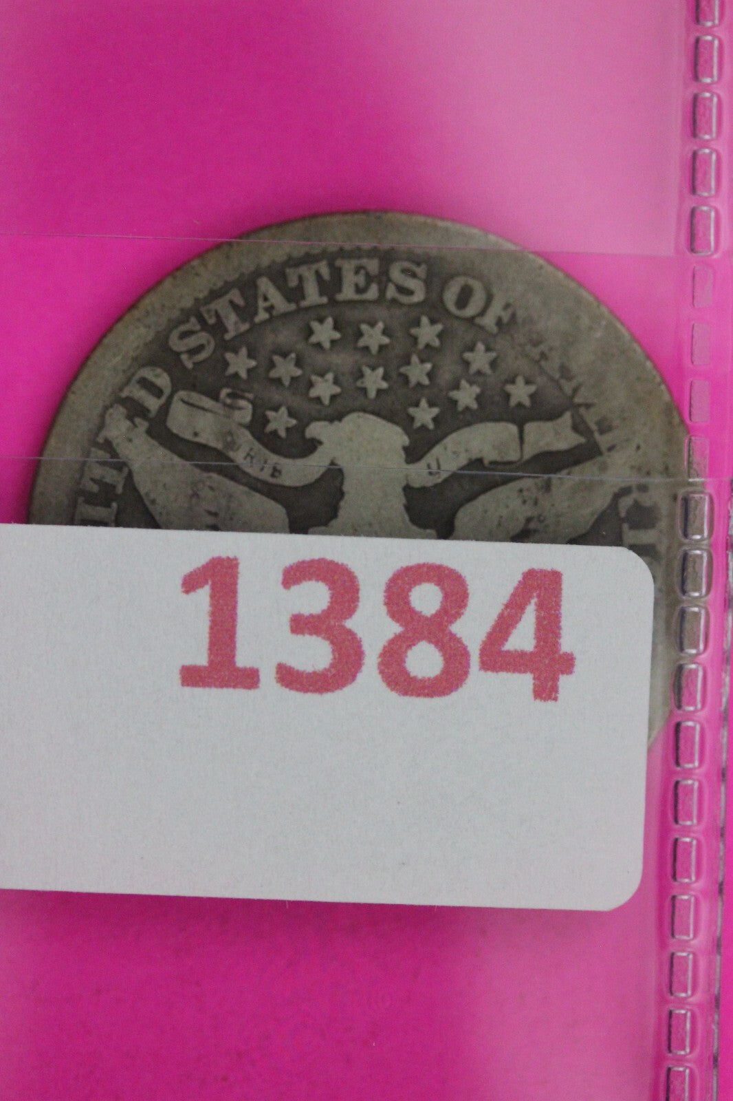 1914 S Barber Liberty Silver Quarter Guaranteed Authentic & Genuine Coin 1384