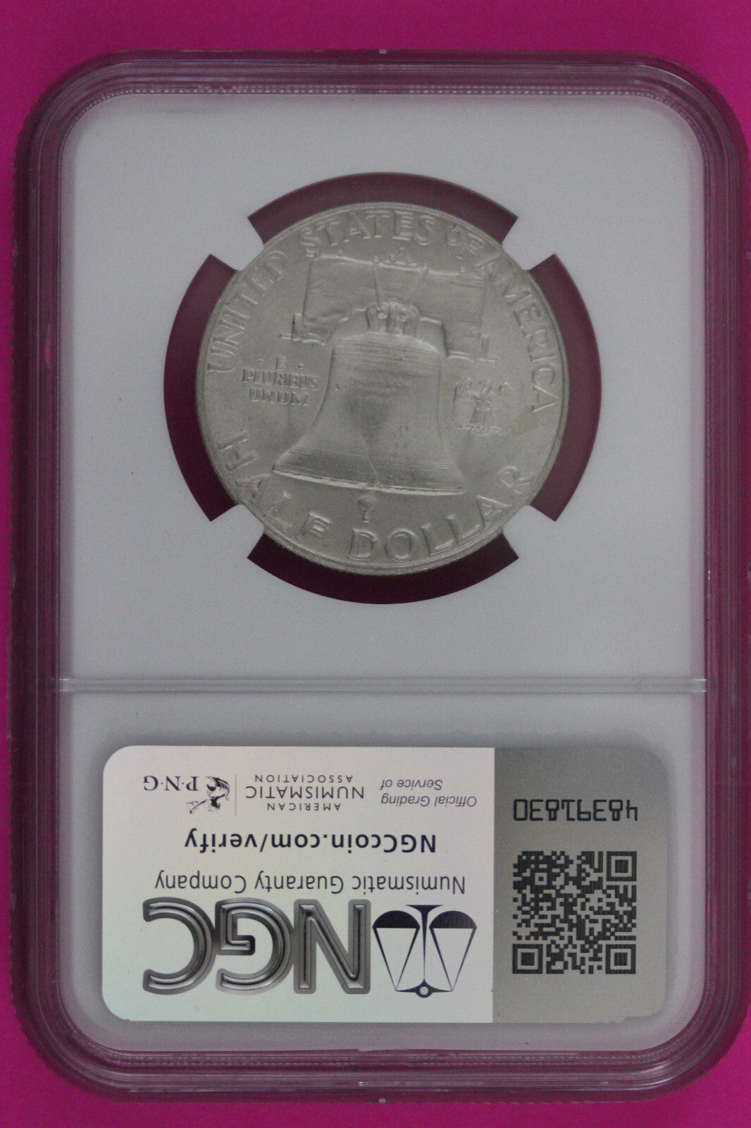 Full Bell Lines 1959 D MS 65 FBL Ben Franklin Half Dollar Silver Coin NGC 774