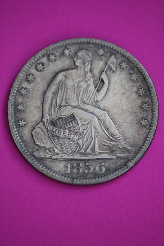 1856 O Seated Liberty Half Dollar Guaranteed Authentic & Genuine Coin 3003