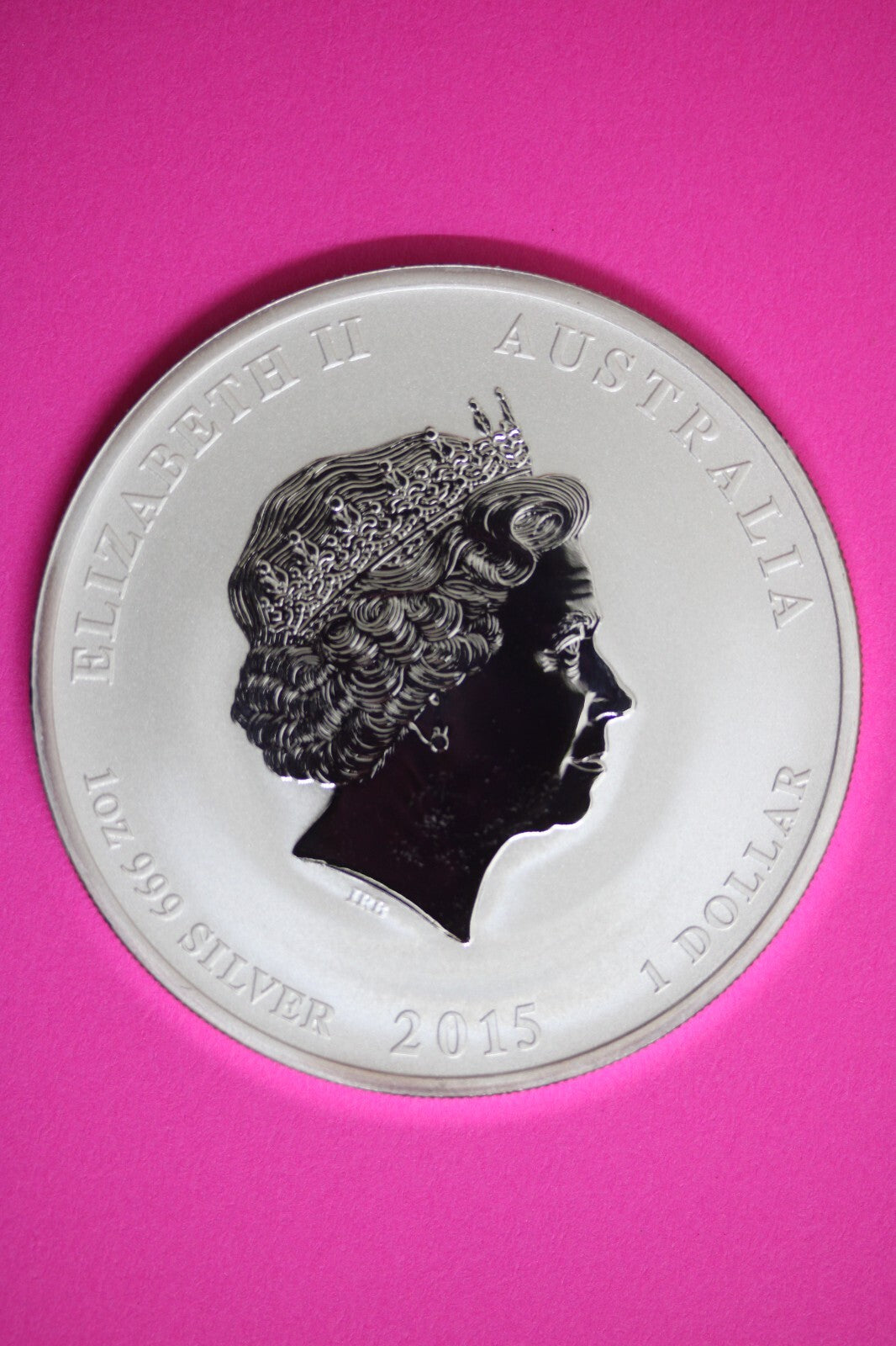 Gem BU 2015 Australia Year Of The Goat 1 OZ Silver Lunar Same Coin In Pics 502