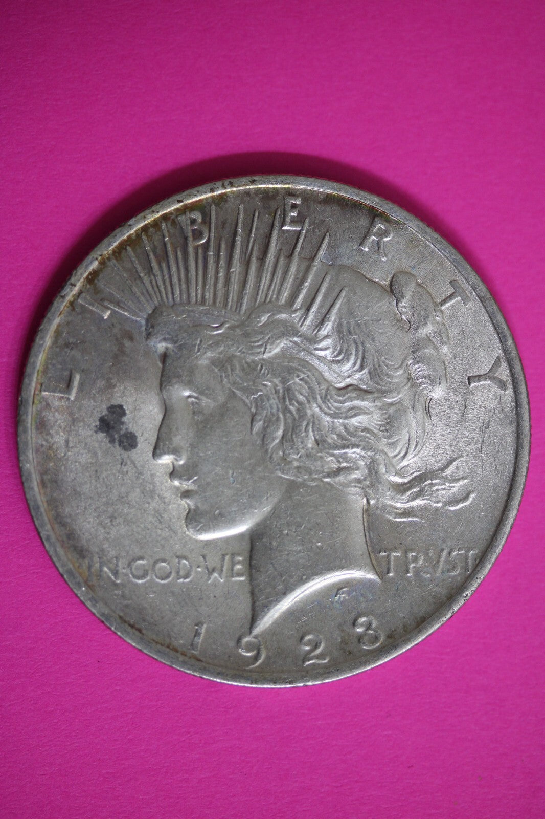 High Grade 1923 P Liberty Peace Silver Dollar Exact Coin In Pics Lots Luster 86