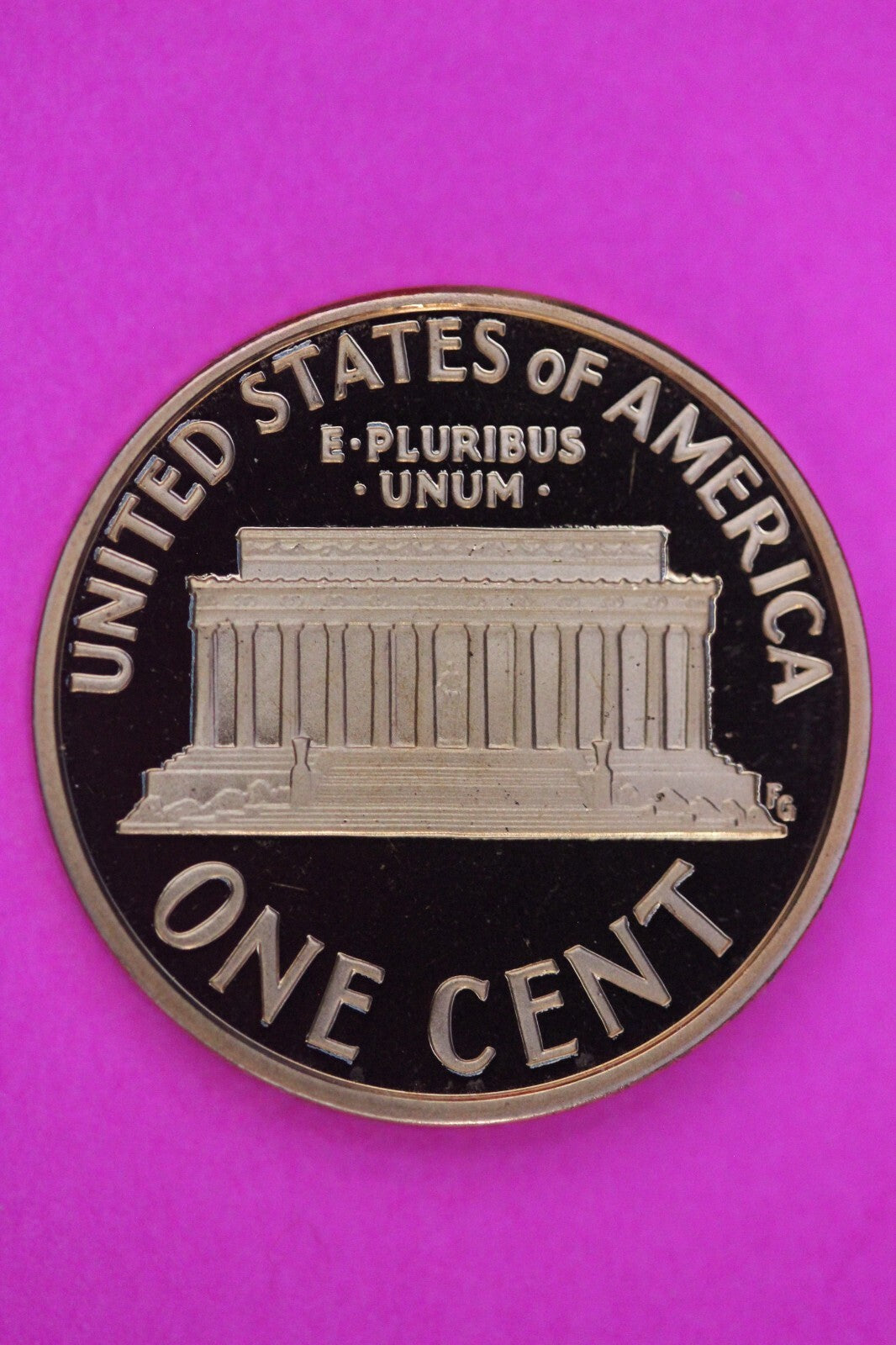 Gem Proof 2007 S Ultra Deep Cameo Lincoln Memorial Cent Same Coin In Pics TOM15