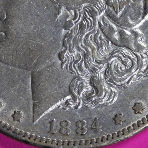 High Grade 1884 S Morgan Liberty Silver Dollar Key Date Coin San Francisco 83