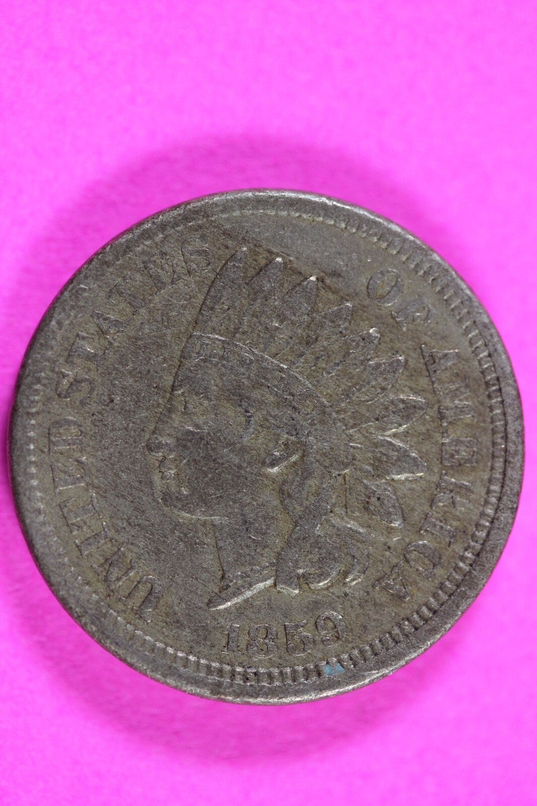 1859 Indian Head Cent Penny Scarce Early Type Exact Coin Shown High Grade 303