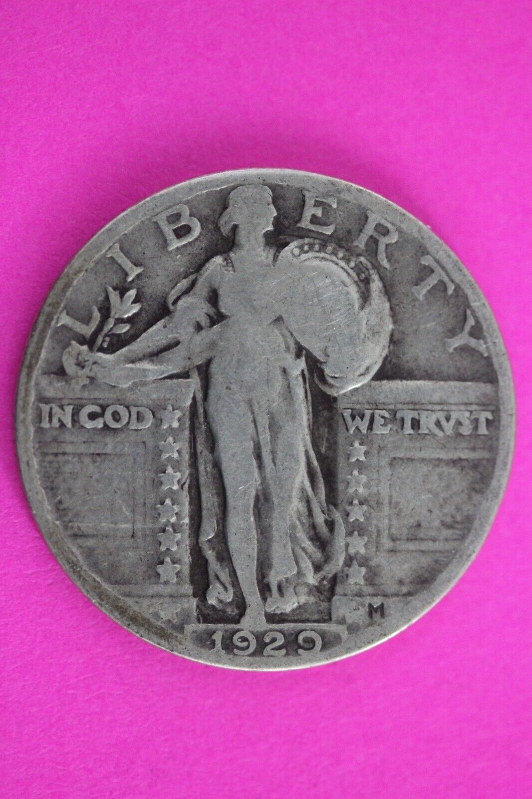 Full Date 1929 P Standing Liberty Silver Quarter You Get The Coin In Pic TOM 181