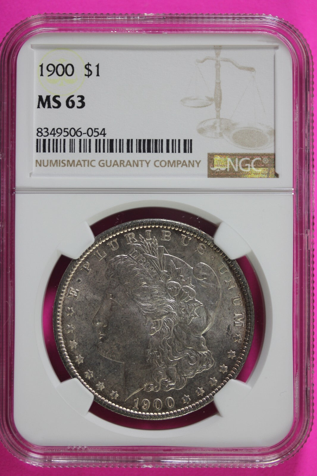 1900 P MS 63 Liberty Morgan Silver Dollar NGC Certified Graded Authentic 680