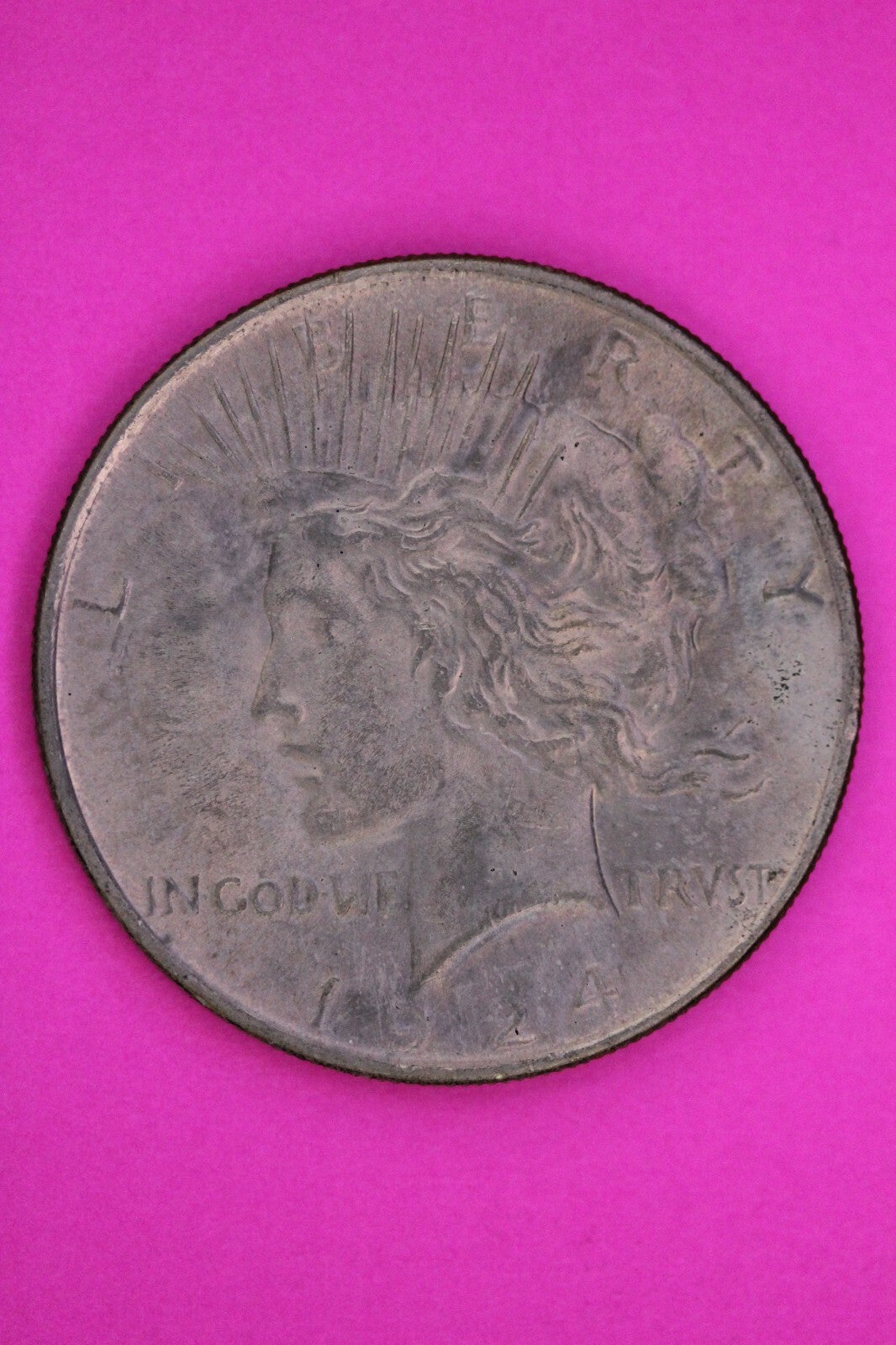 Toned High Grade 1924 P Liberty Peace Silver Dollar Philadelphia Mint Coin 243