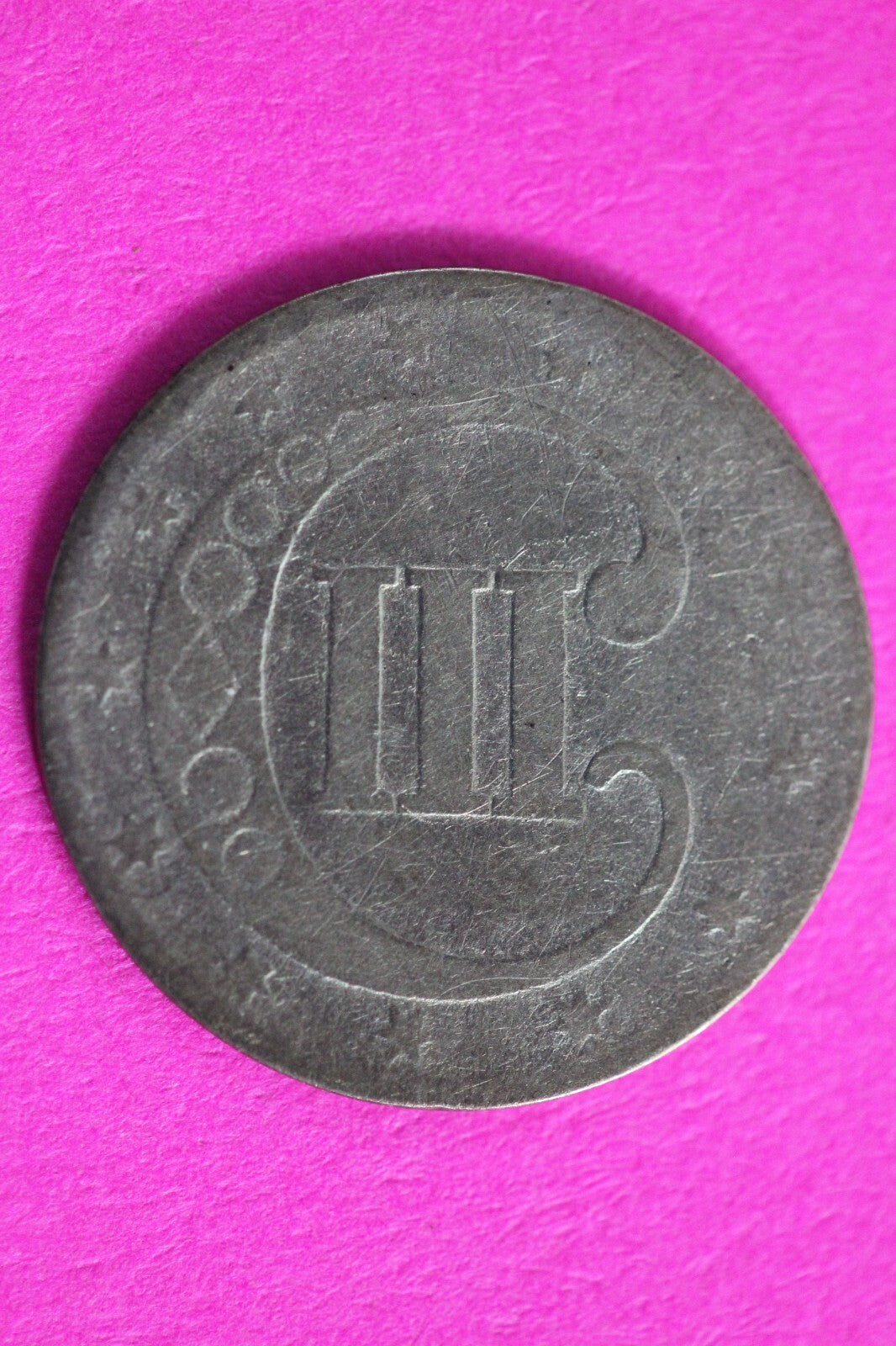 1853 Trime 3 Three Cent Silver Dime Exact Coin Shown In Pics Key Date 59