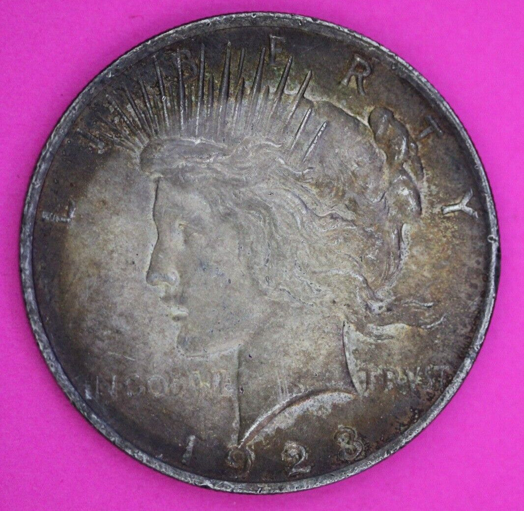 Toned High Grade 1923 P Liberty Peace Silver Dollar Philadelphia Mint Coin 103