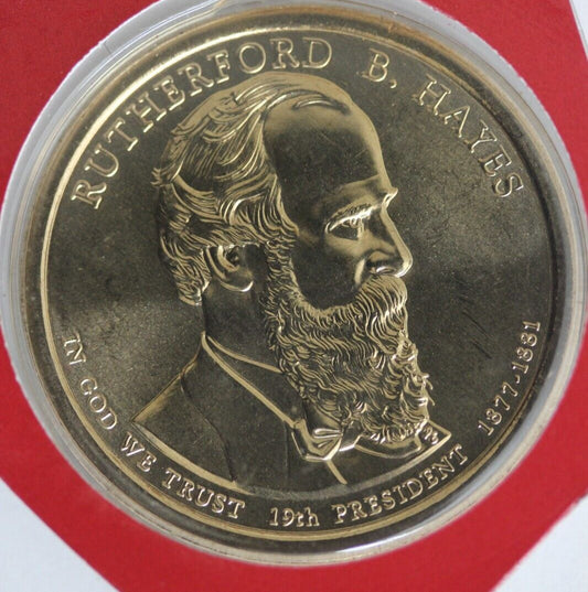 Gem BU 2011 D Rutherford Hayes Presidential Dollar Mint Cello Exact Coin TOM 52