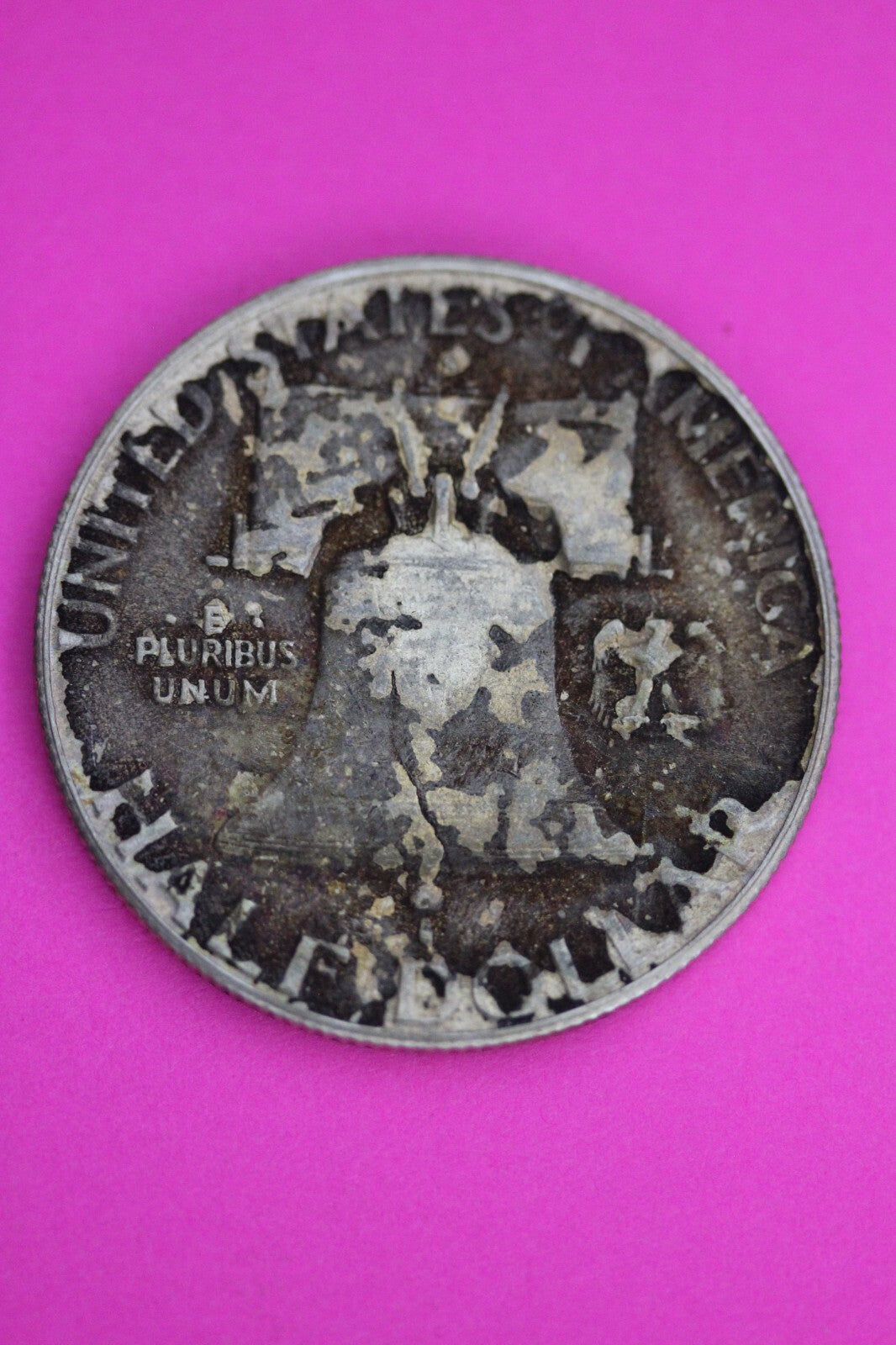 High Grade Toned 1952 S Ben Franklin Silver Half Dollar Exact Coin Shown 11