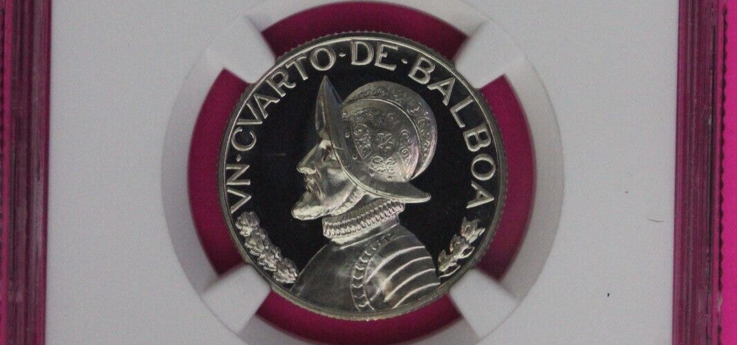 1970 Panama PF 69 Proof 1/4 Balboa NGC Graded Certified Authentic Slab 1021
