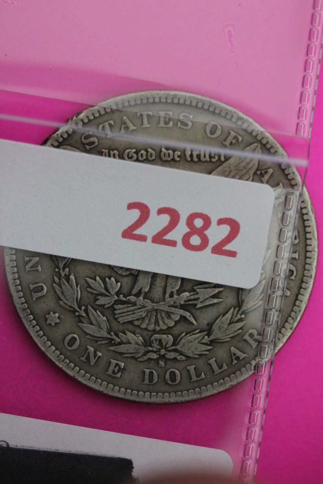 1896 S Morgan Silver Dollar Coin Guaranteed Authentic U.S.A American Seller 2282