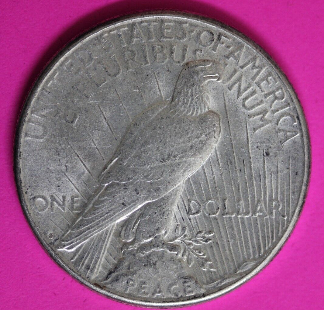 High Grade 1923 S Liberty Peace Silver Dollar San Francisco Mint Nice Luster 156