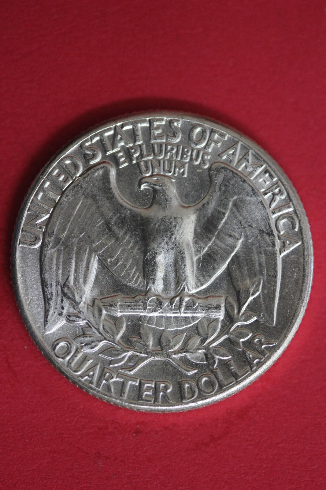 1963 Uncirculated Type B Reverse George Washington Quarter Exact Coin OCE 114