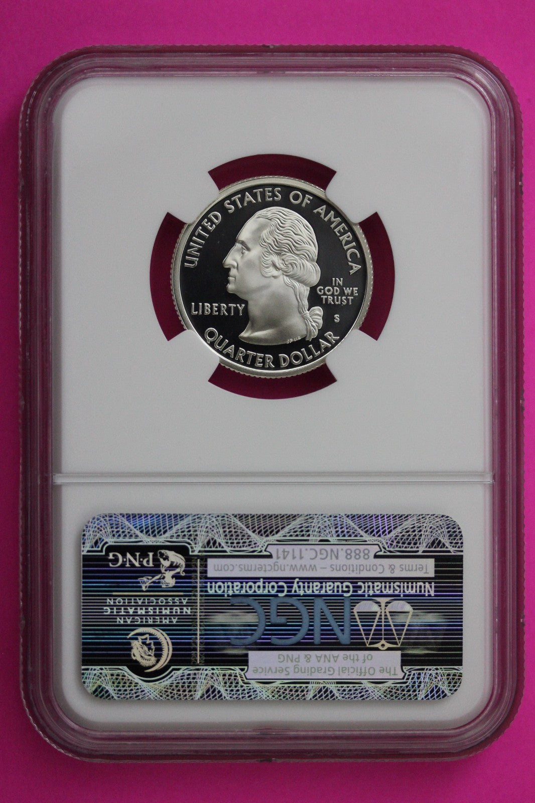 2000 S PF 70 Maryland Silver State Quarter NGC Certified Authentic Slab 407