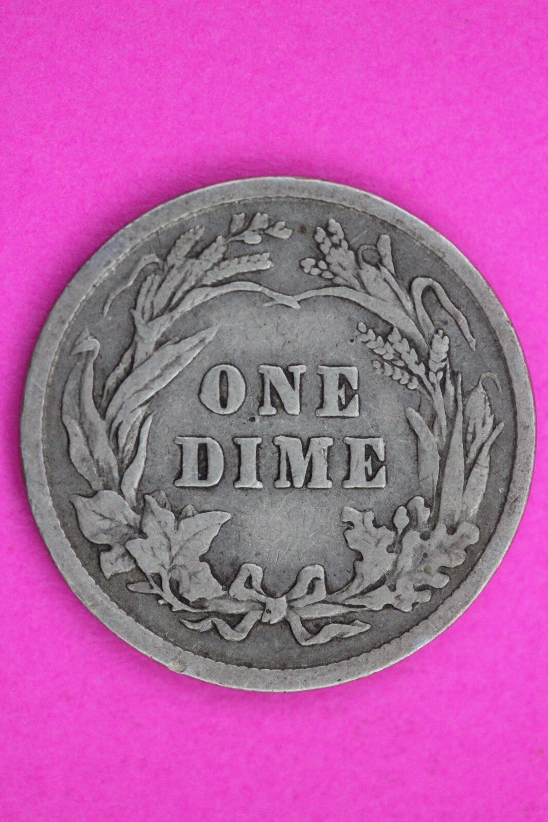 1907 P Barber Liberty Dime Scarce Semi Key Date Silver Coin Free Shipping 0065