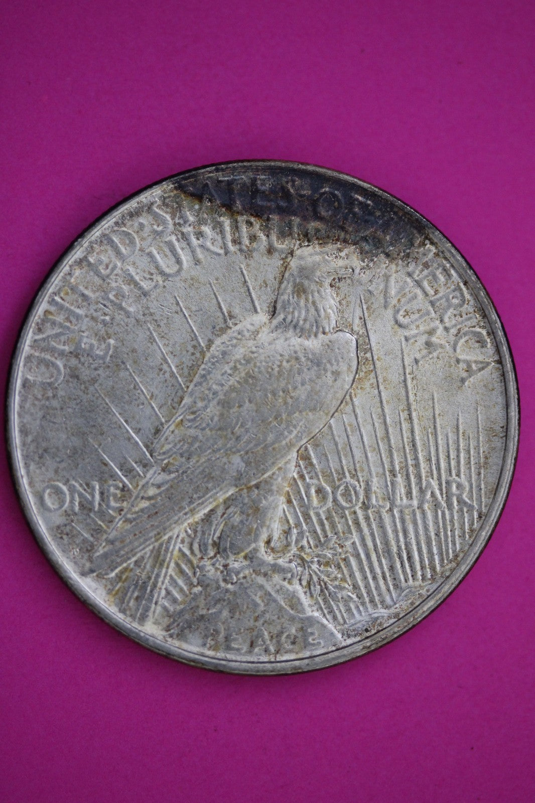 High Grade 1923 D Peace Silver Dollar LIberty Coin Authentic & Genuine 2494