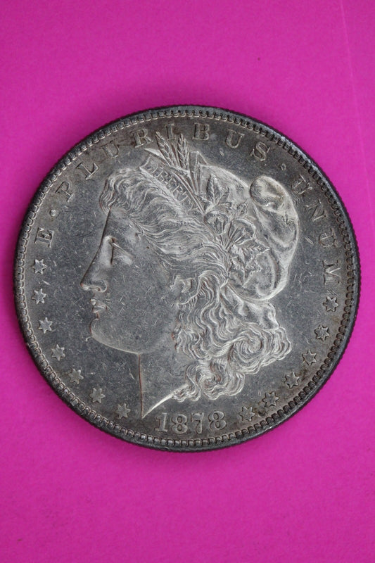 1878 S Morgan Lady Liberty Silver Dollar Guaranteed Authentic & Genuine 1769