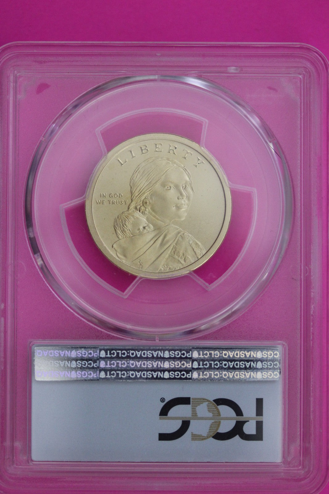 2017 S SP 69 Sacagawea Dollar Native American PCGS Certified Authentic Slab 01