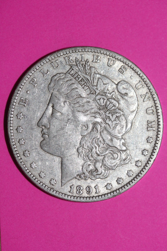 1891 O Morgan Liberty Silver Dollar Guaranteed Authentic & Genuine Coin 1137